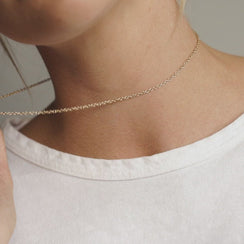 Oval Link Cable Necklace