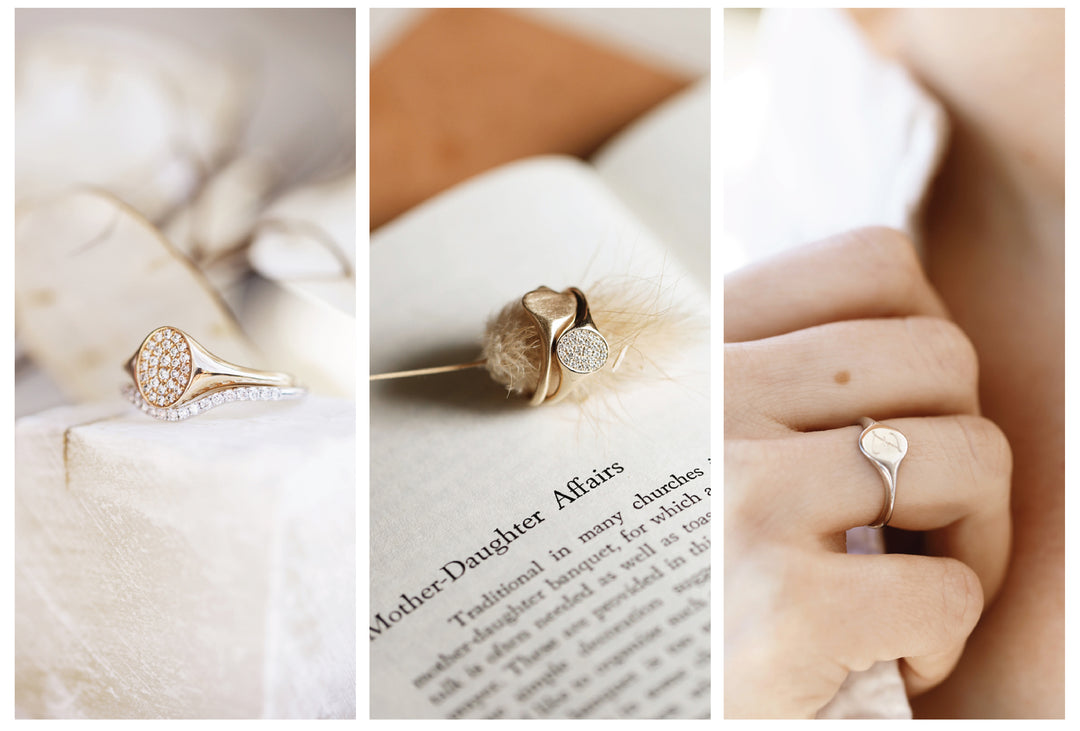 The Namesake Collection: Vintage-Inspired Signet Rings to Commemorate Life’s Special Moments