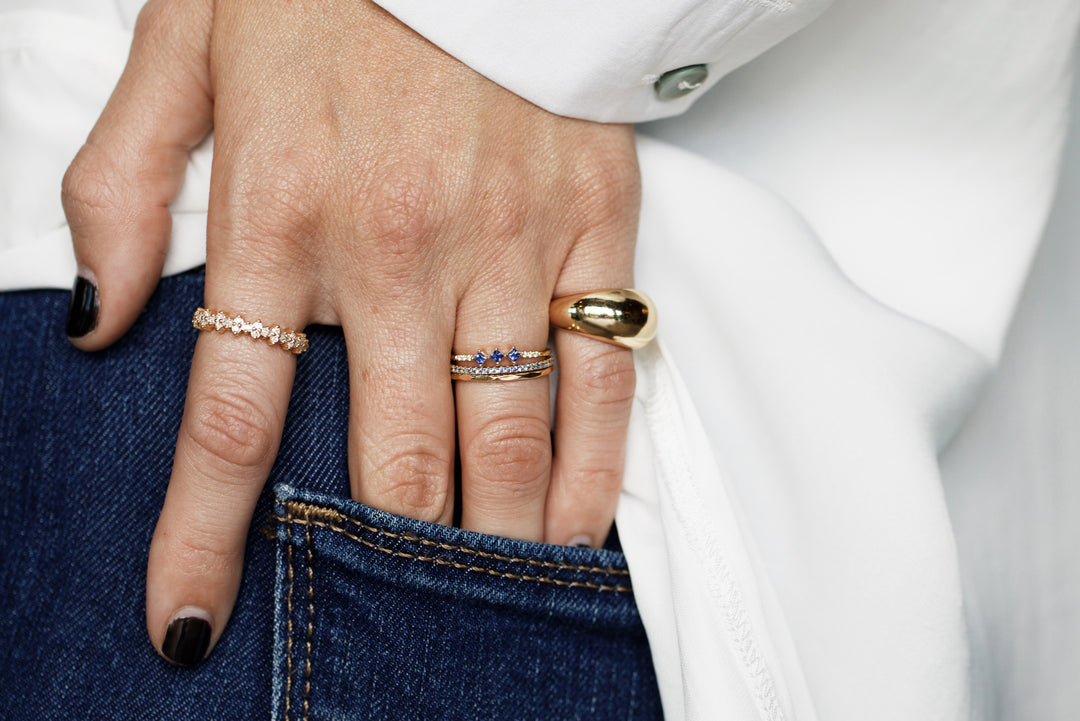 Red, White and Something Blue.  Our Favorite Pops of 4th of July Color for Your Jewelry Stacks