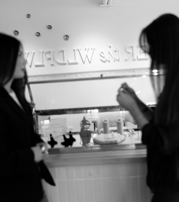 Image Of 2 People In The Consider The Wldflwrs Nashville Showroom