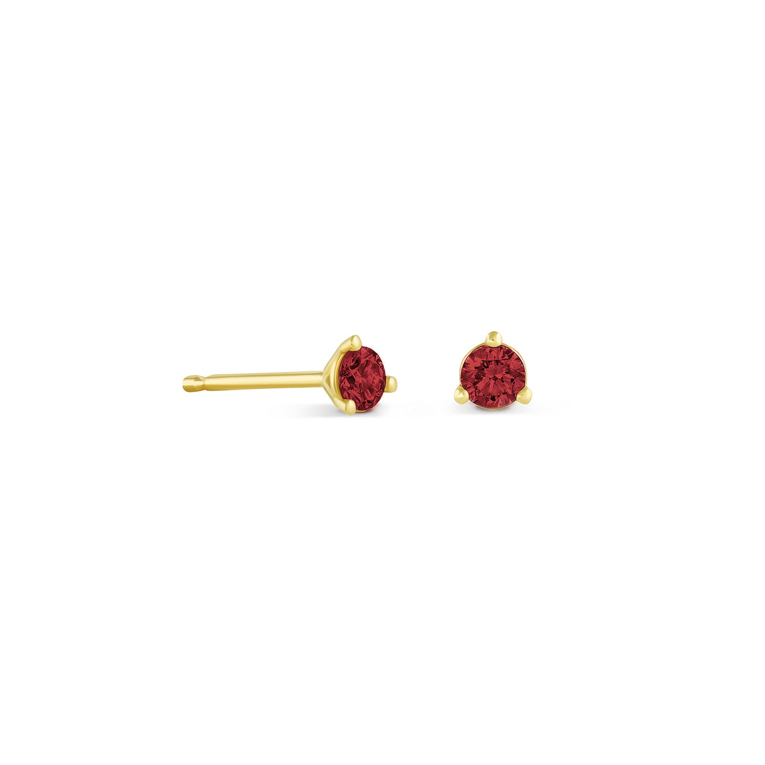 Birthstone Stud Earrings