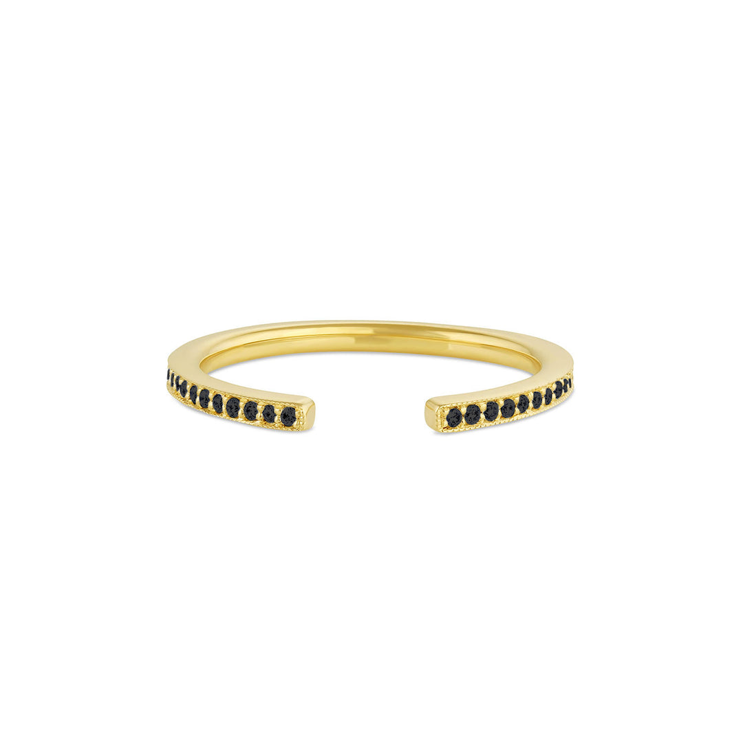 Black Diamond Square Cuff - Consider the Wldflwrs