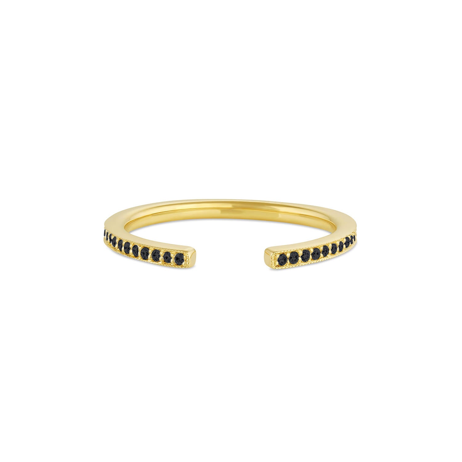 Black Diamond Square Cuff - Consider the Wldflwrs