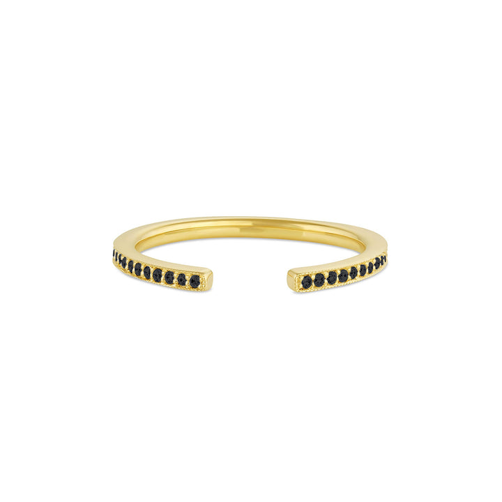 Black Diamond Square Cuff - Consider the Wldflwrs