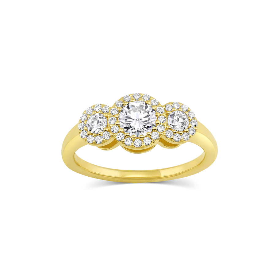 Goldfinch Engagement Ring - Consider the Wldflwrs