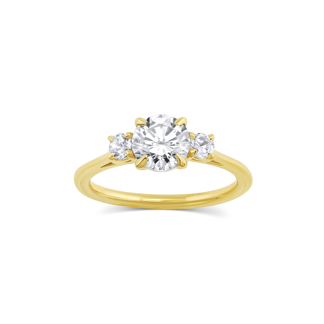 Rosemary Tall Engagement Ring - Consider the Wldflwrs