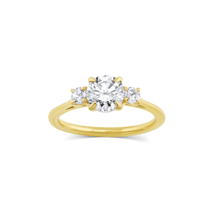 Rosemary Tall Engagement Ring - Consider the Wldflwrs