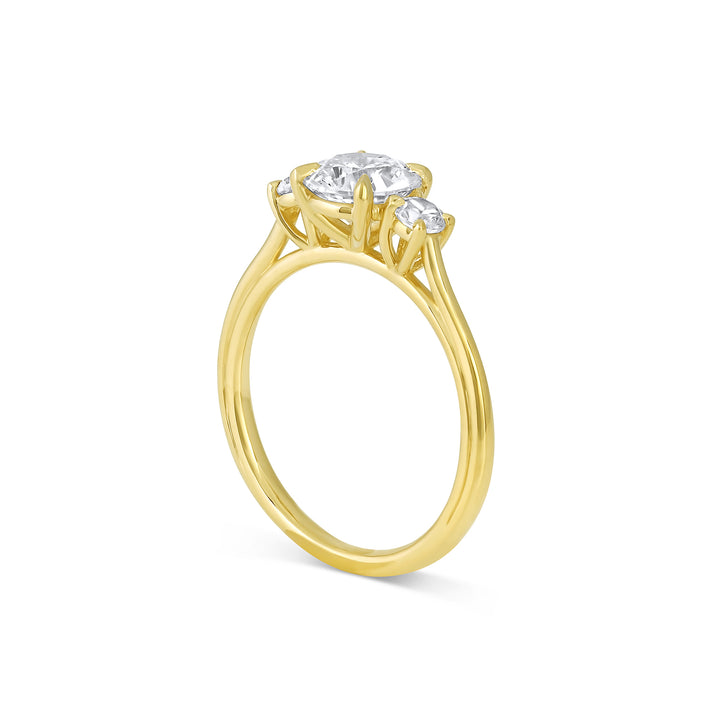 Rosemary Tall Engagement Ring - Consider the Wldflwrs