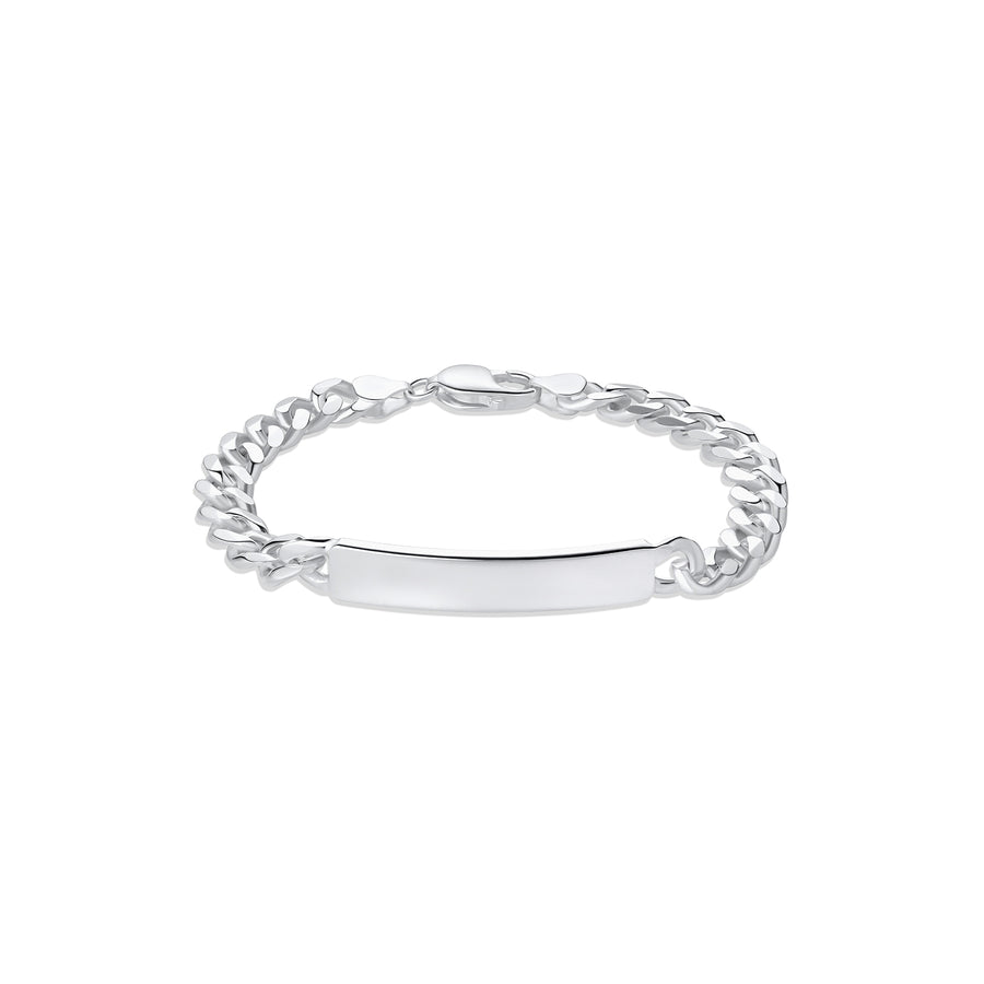 Silver ID Curb Bracelet - Consider the Wldflwrs