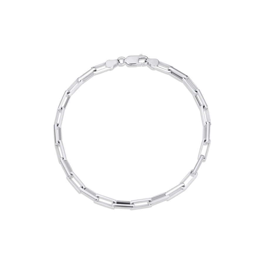 Silver Long Link Bracelet - Consider the Wldflwrs