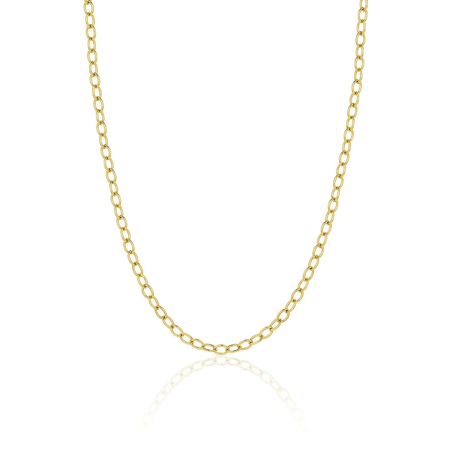 On sale Long Oval Link Necklace