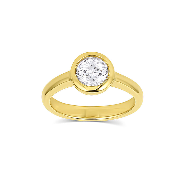 Bubble Bezel Engagement Ring - Consider the Wldflwrs