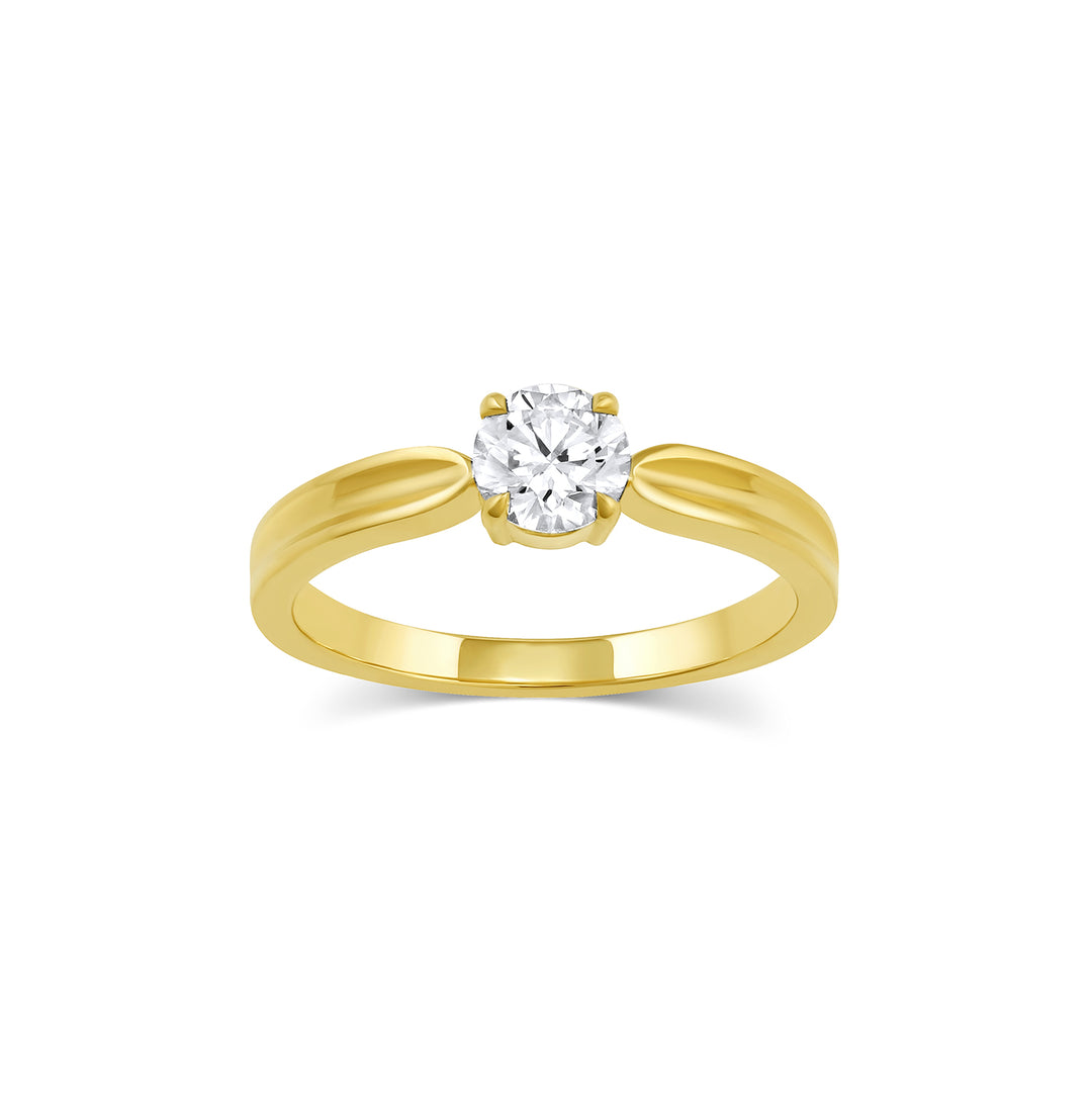 Earth Mined Round Ada Engagement Ring - Consider the Wldflwrs