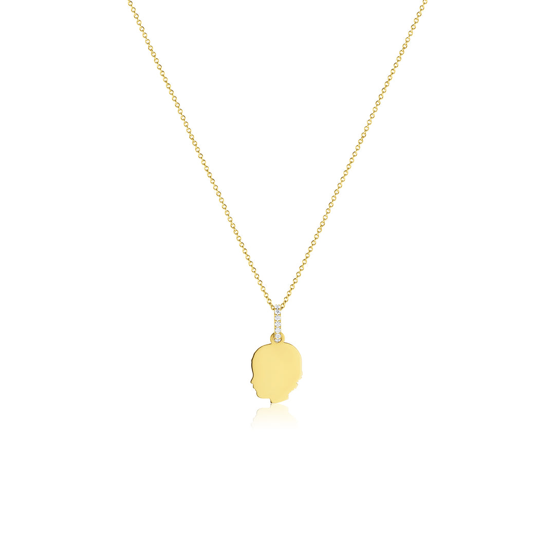 Simple Silhouette Necklace - Consider the Wldflwrs