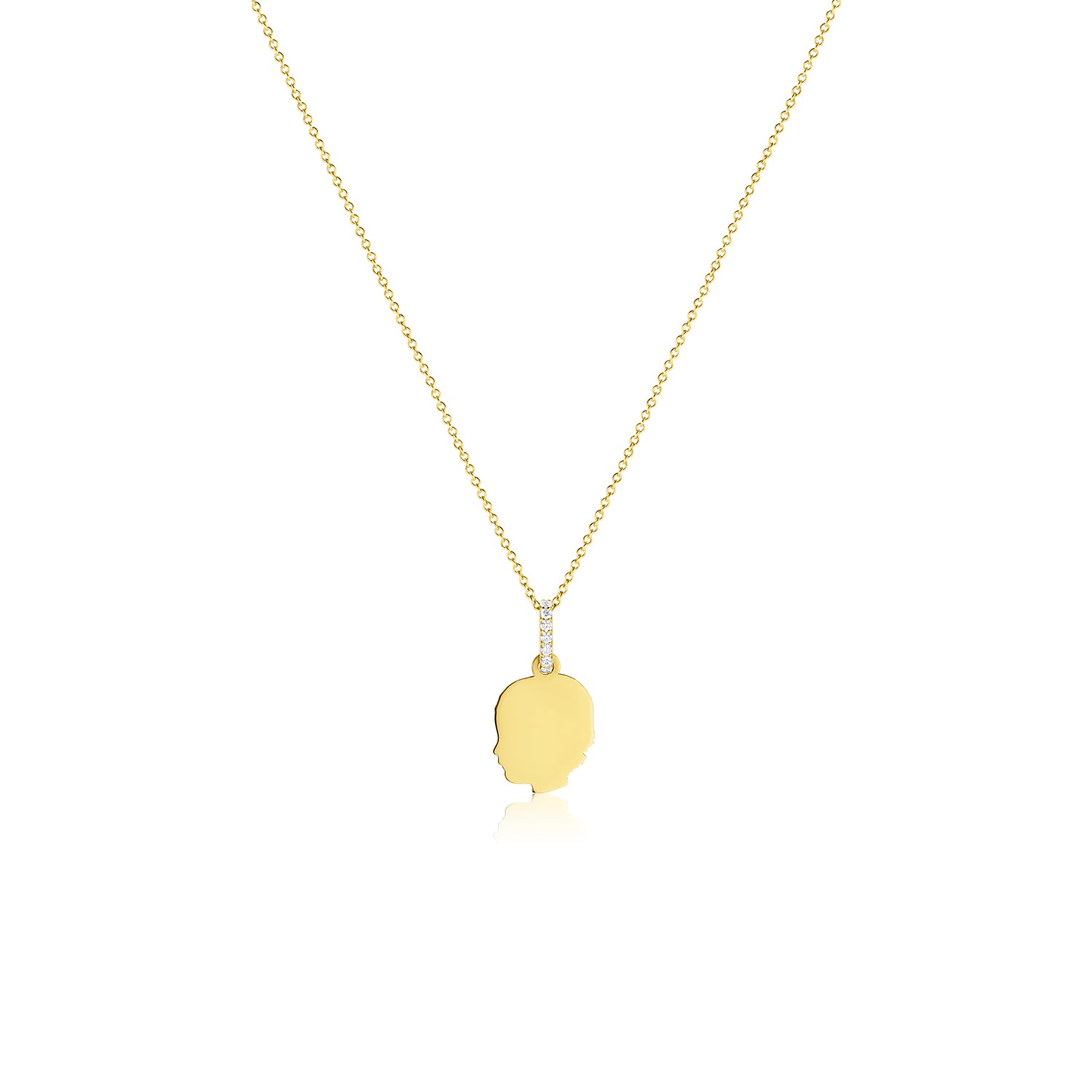 Simple Silhouette Necklace - Consider the Wldflwrs