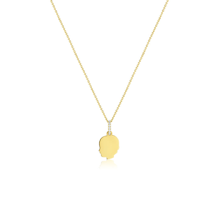 Simple Silhouette Necklace - Consider the Wldflwrs