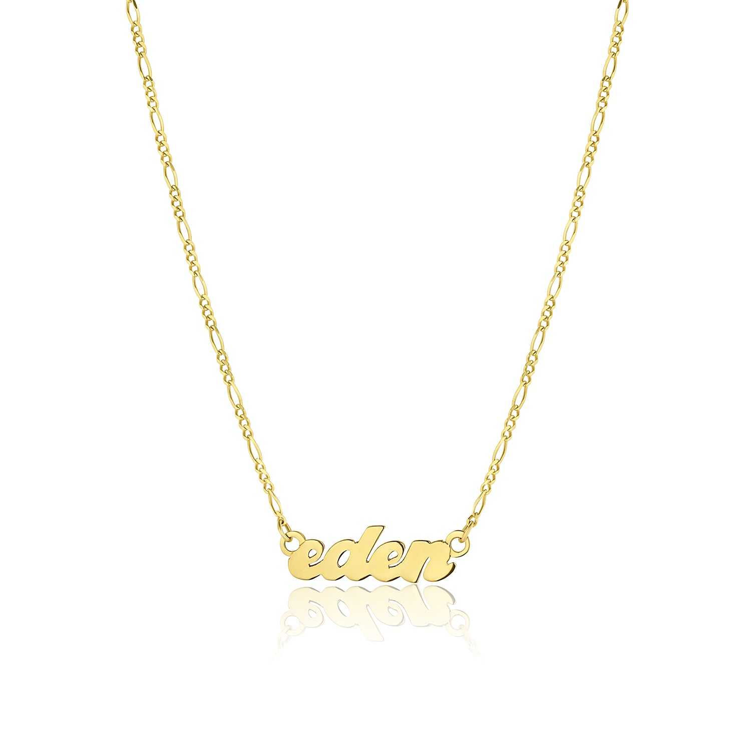 Horizontal Nameplate Necklace - Consider the Wldflwrs