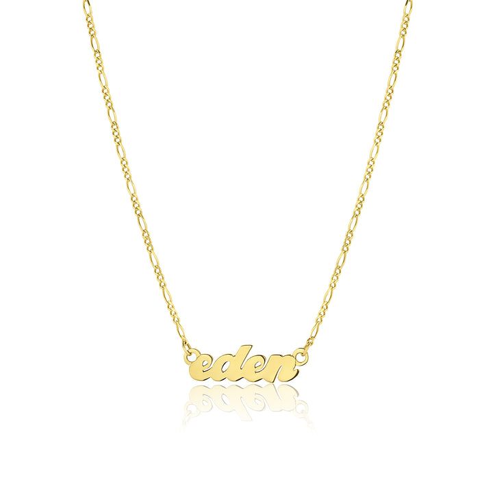 Horizontal Nameplate Necklace - Consider the Wldflwrs