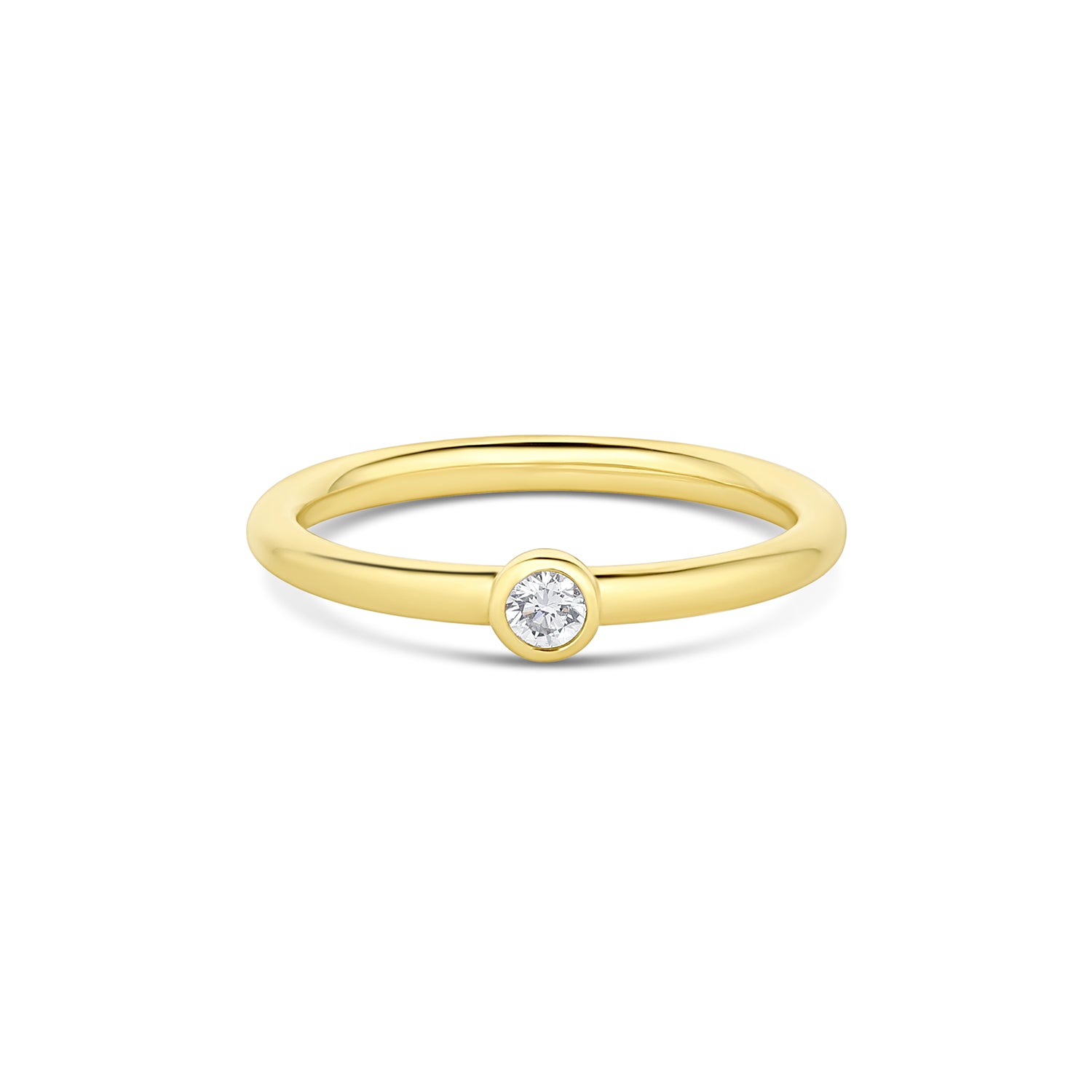 Bubble Bezel Birthstone Stacker - Consider the Wldflwrs