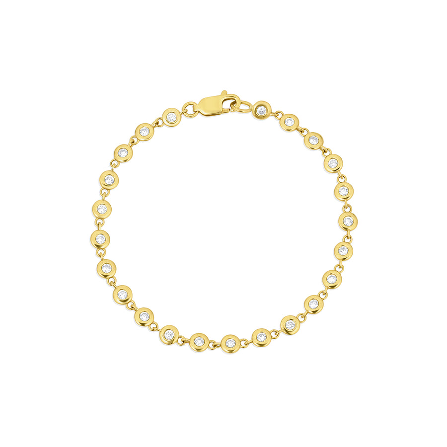 Birthstone Bezel Tennis Bracelet - Consider the Wldflwrs