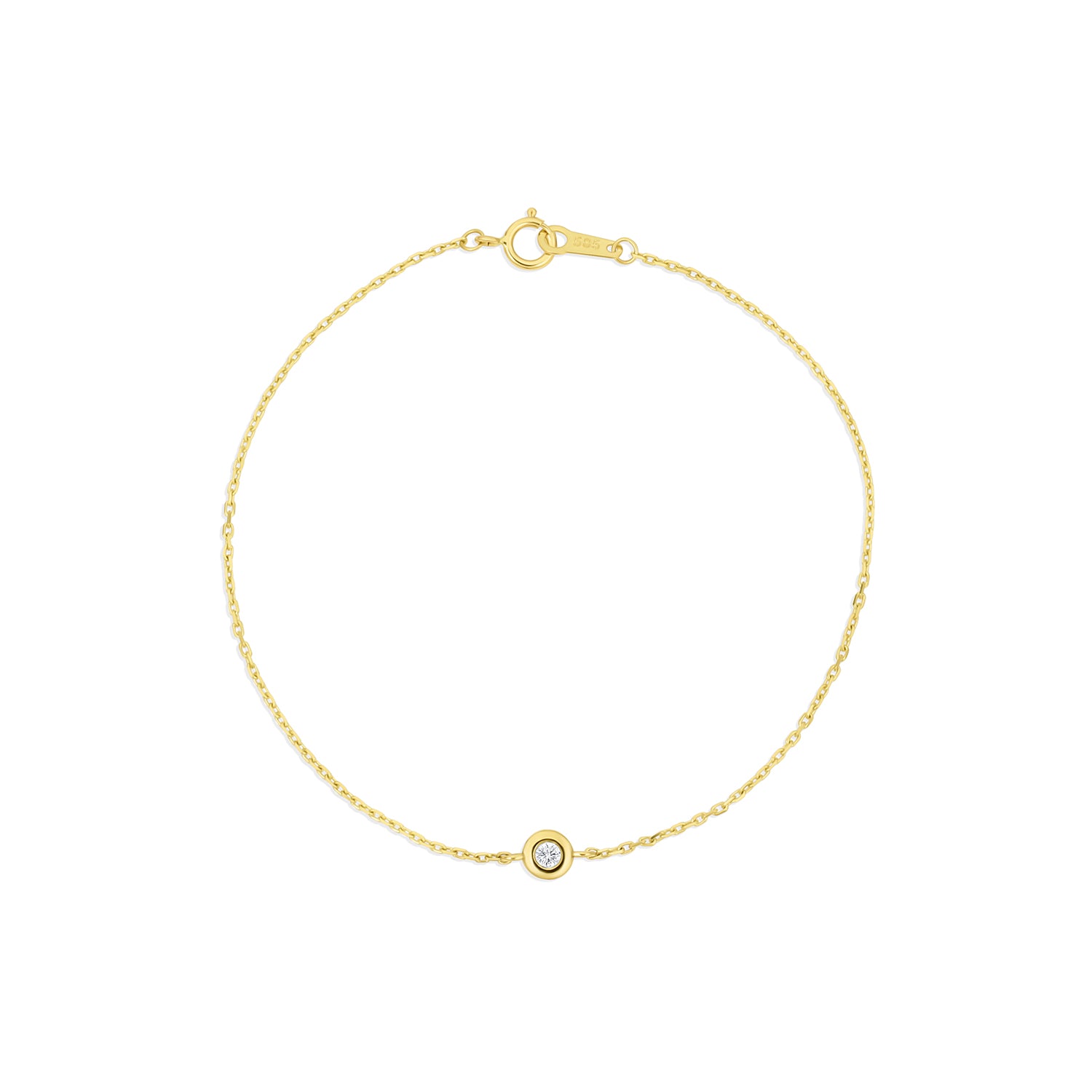 Birthstone Bezel Bracelet - Consider the Wldflwrs