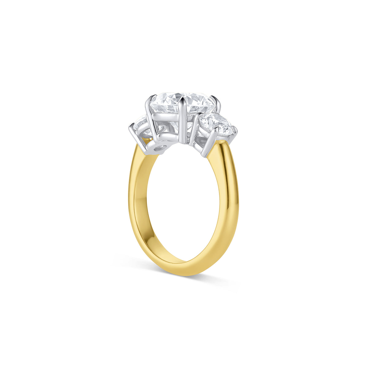 Lavender Engagement Ring (Lab Grown Side Diamonds) - Consider the Wldflwrs