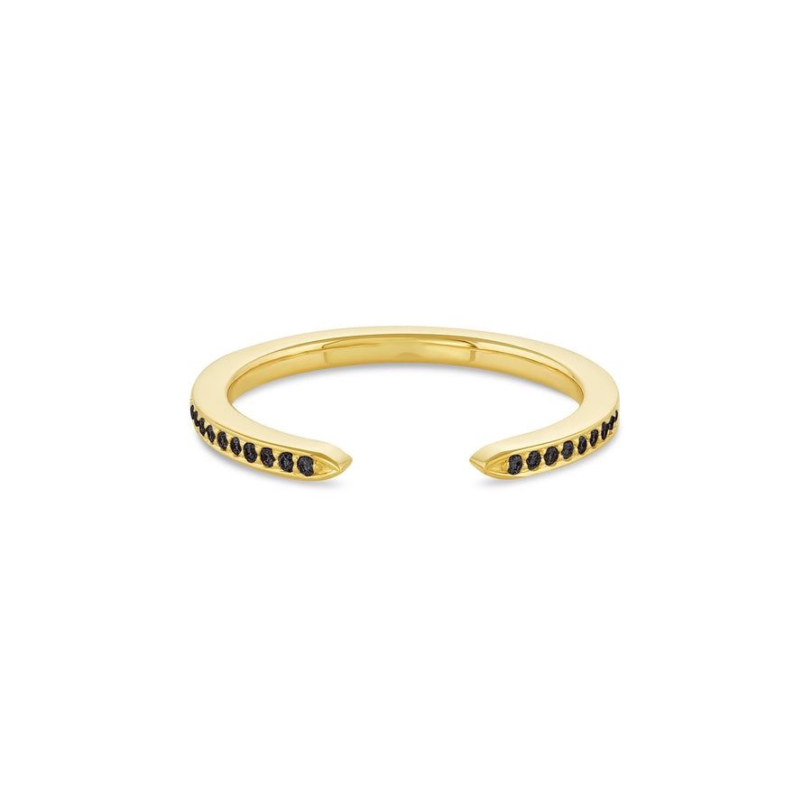 Black Diamond Claw Cuff Ring - Consider the Wldflwrs