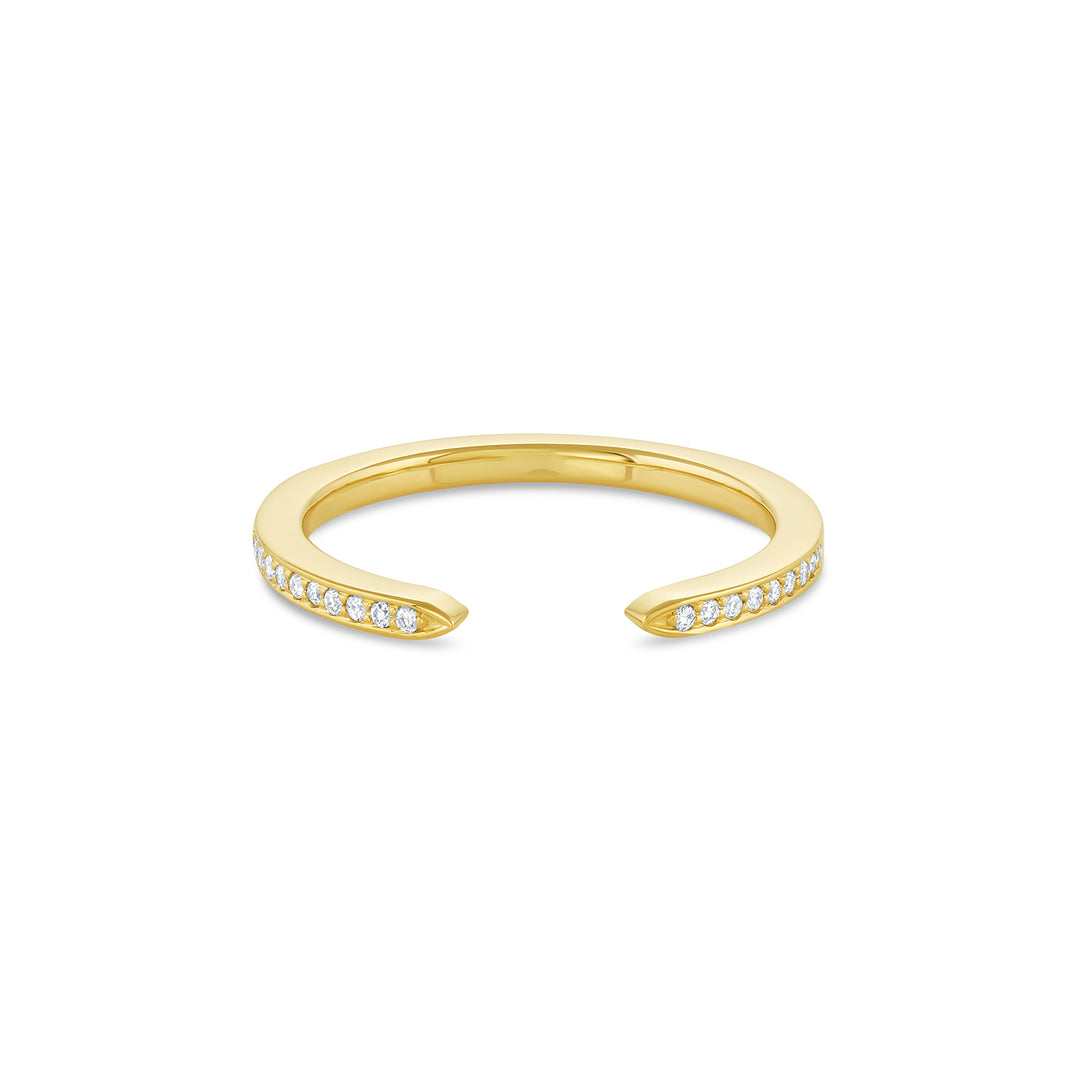 Diamond Claw Cuff Ring (Earth Mined) - Consider the Wldflwrs