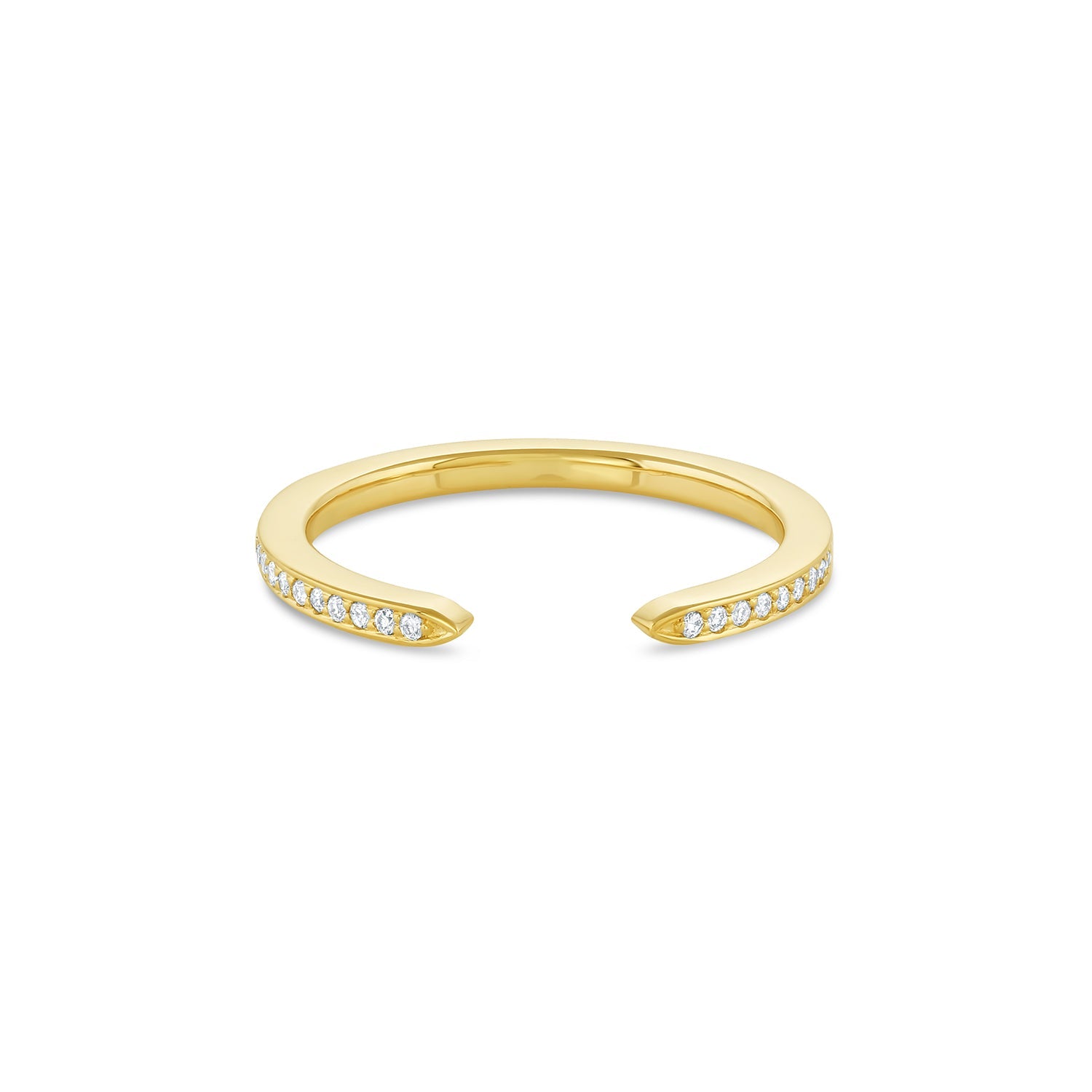 Diamond Claw Cuff Ring (Lab Grown) - Consider the Wldflwrs