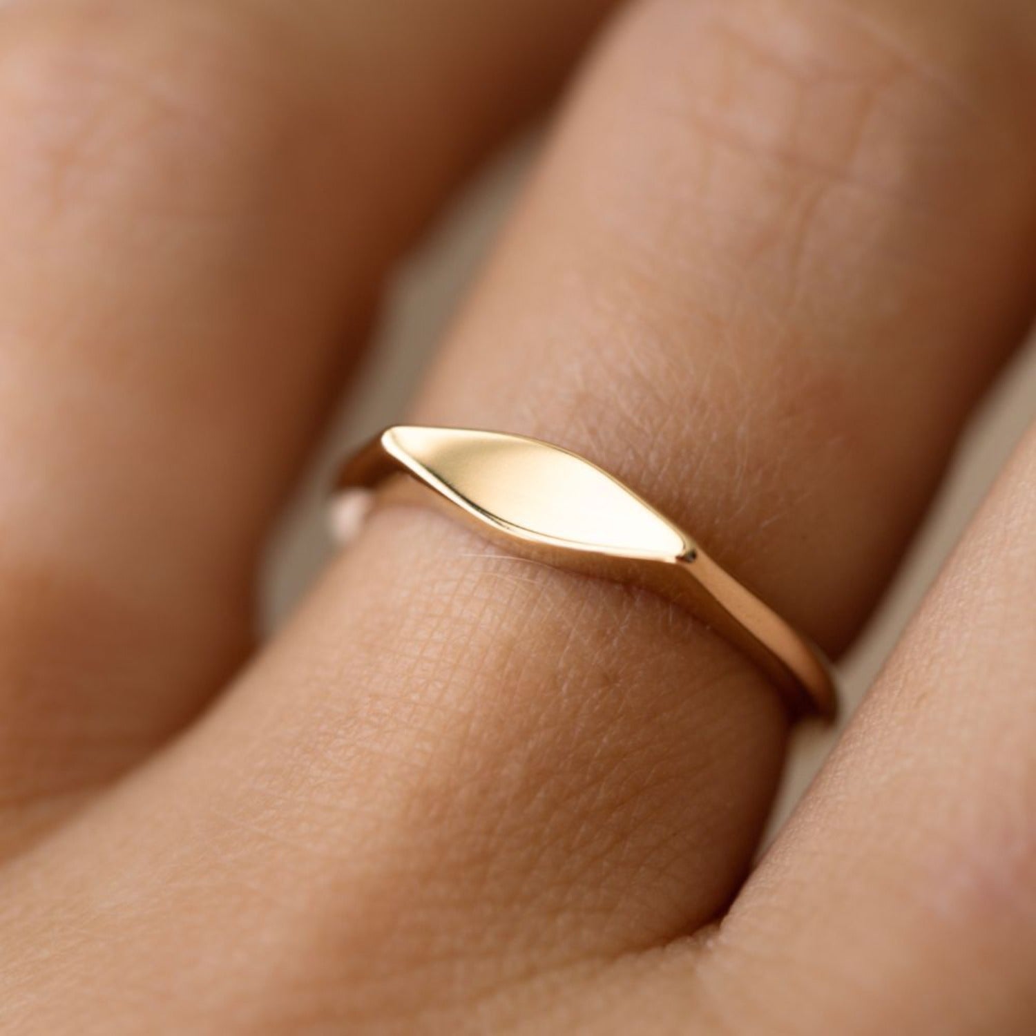 Interleaf Signet Ring | Consider the Wldflwrs | Rings – CTWF