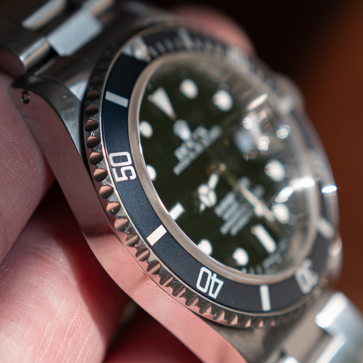 Rolex Submariner Ref. 16610 (Faded Navy Bezel) - Box, Service Cards, Papers - Consider the Wldflwrs