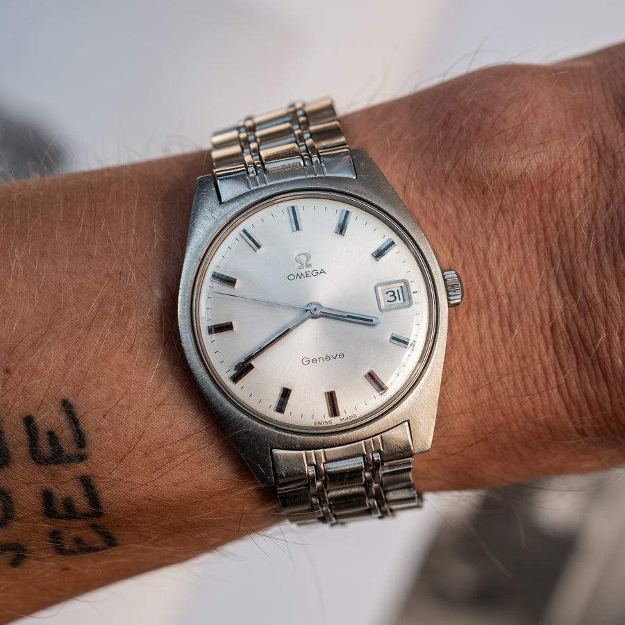 Omega Genève on Bracelet - Tonneau Shape - Consider the Wldflwrs