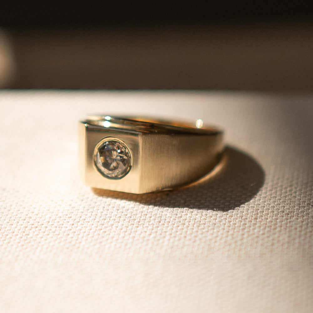 Matte Vintage Signet Ring - Consider the Wldflwrs