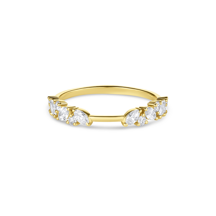 Marquise Cluster Gap Ring (Lab Grown) - Consider the Wldflwrs