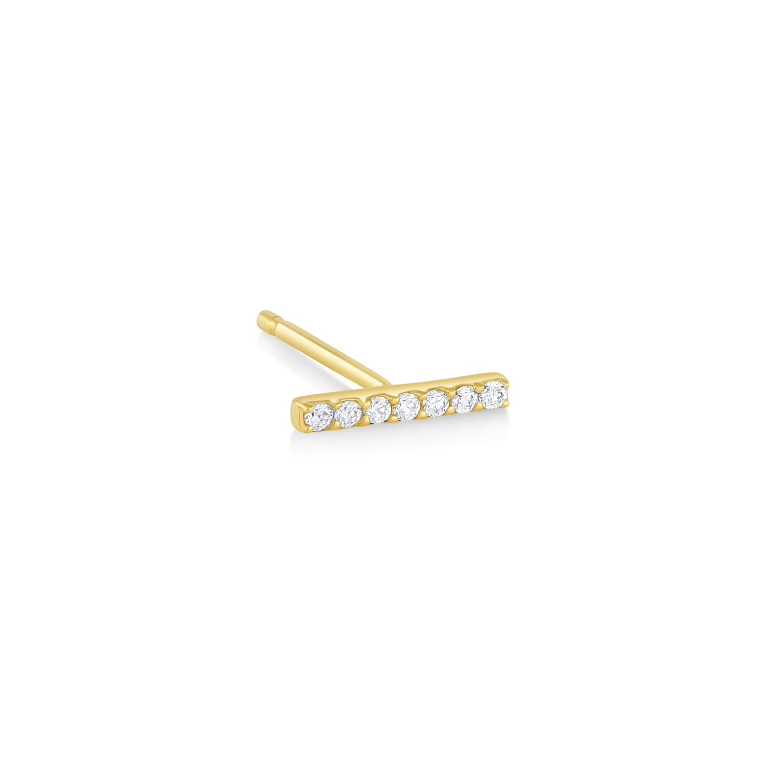 Pavé Bar Stud Earring - Consider the Wldflwrs