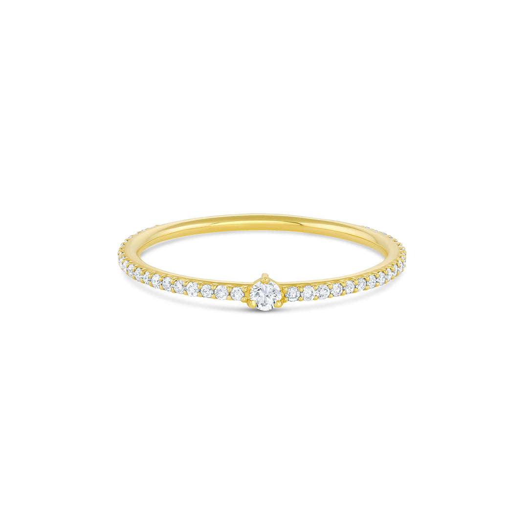 Pavé Birthstone Stacker - Consider the Wldflwrs