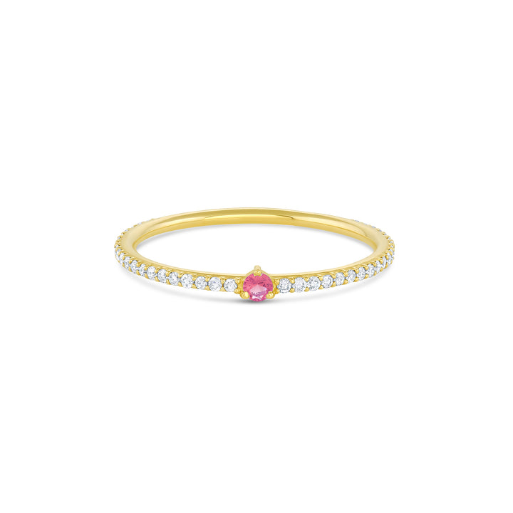 Pavé Birthstone Stacker - Consider the Wldflwrs