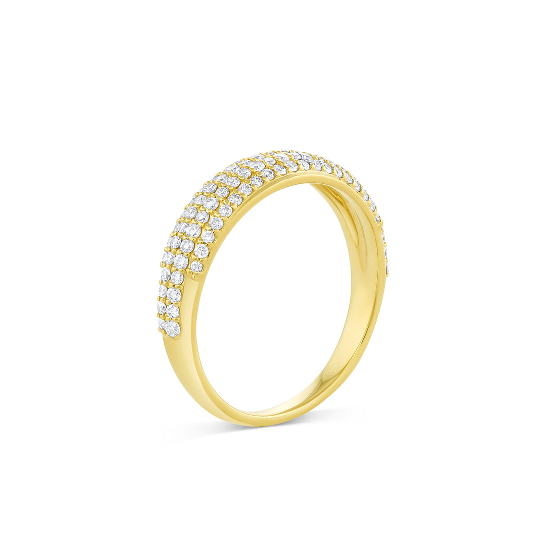 Pavé Dome Ring (Earth Mined) - Consider the Wldflwrs