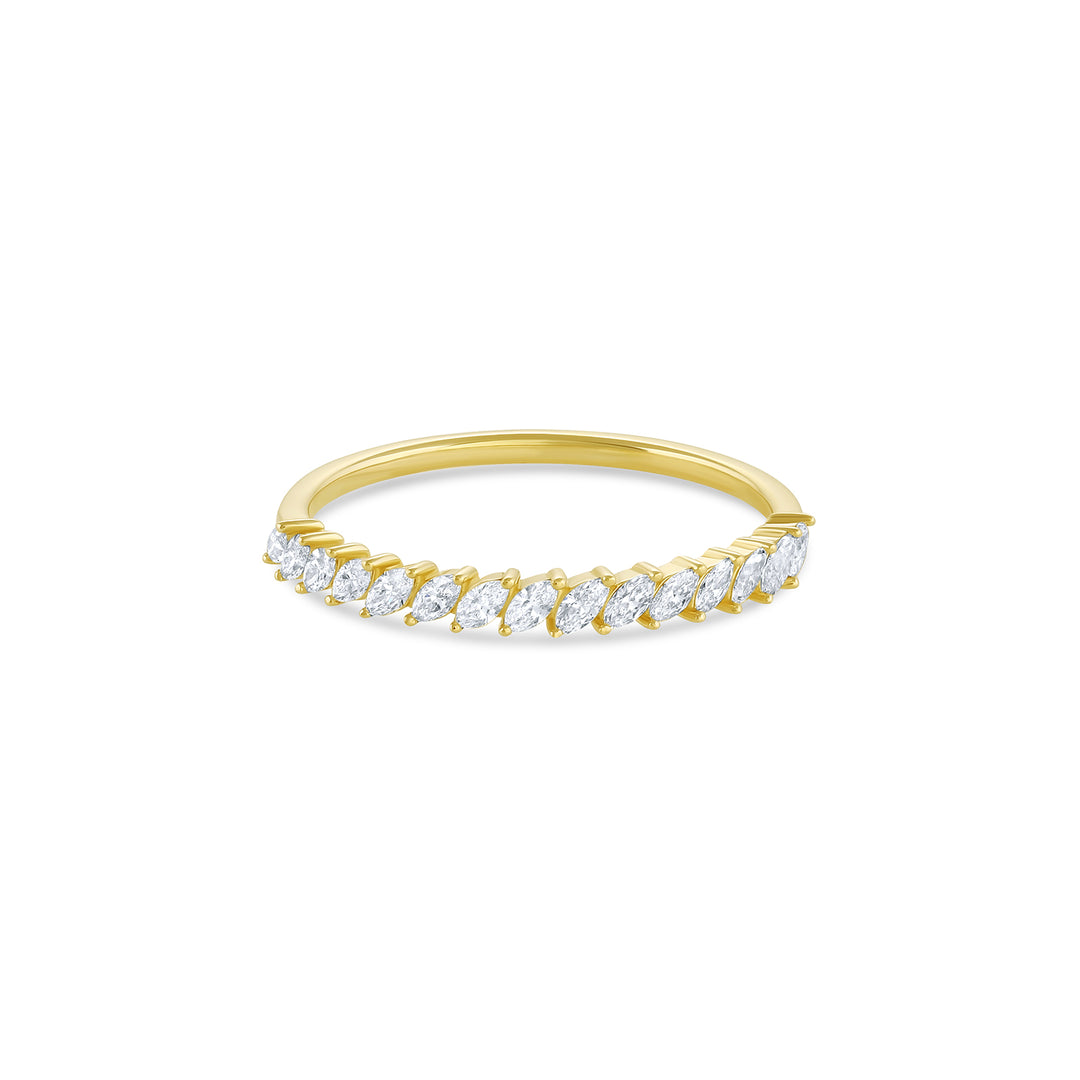 Petite Domino Marquise Band (Earth Mined) - Consider the Wldflwrs