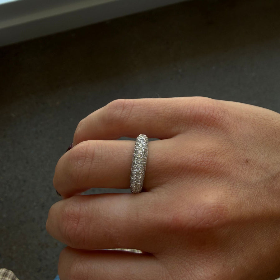 Cobblestone Square Diamond Ring - Consider the Wldflwrs