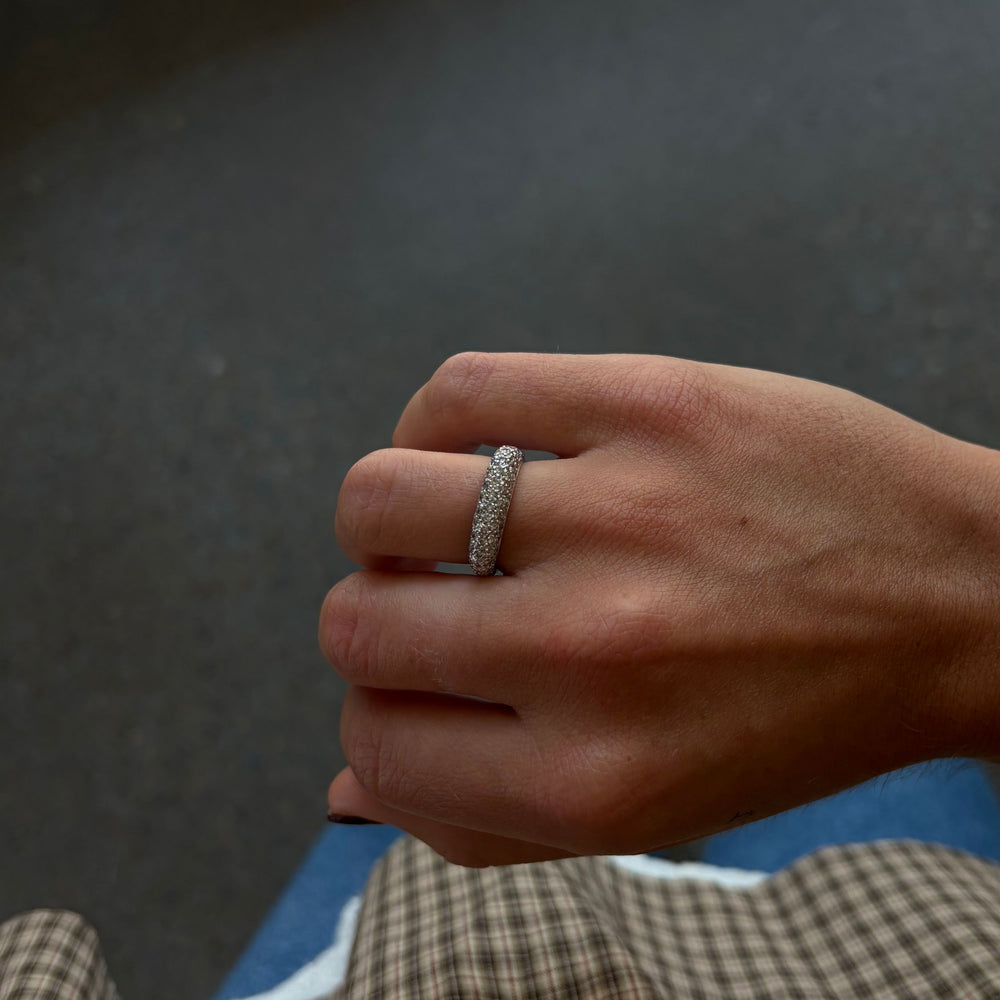 Cobblestone Square Diamond Ring - Consider the Wldflwrs