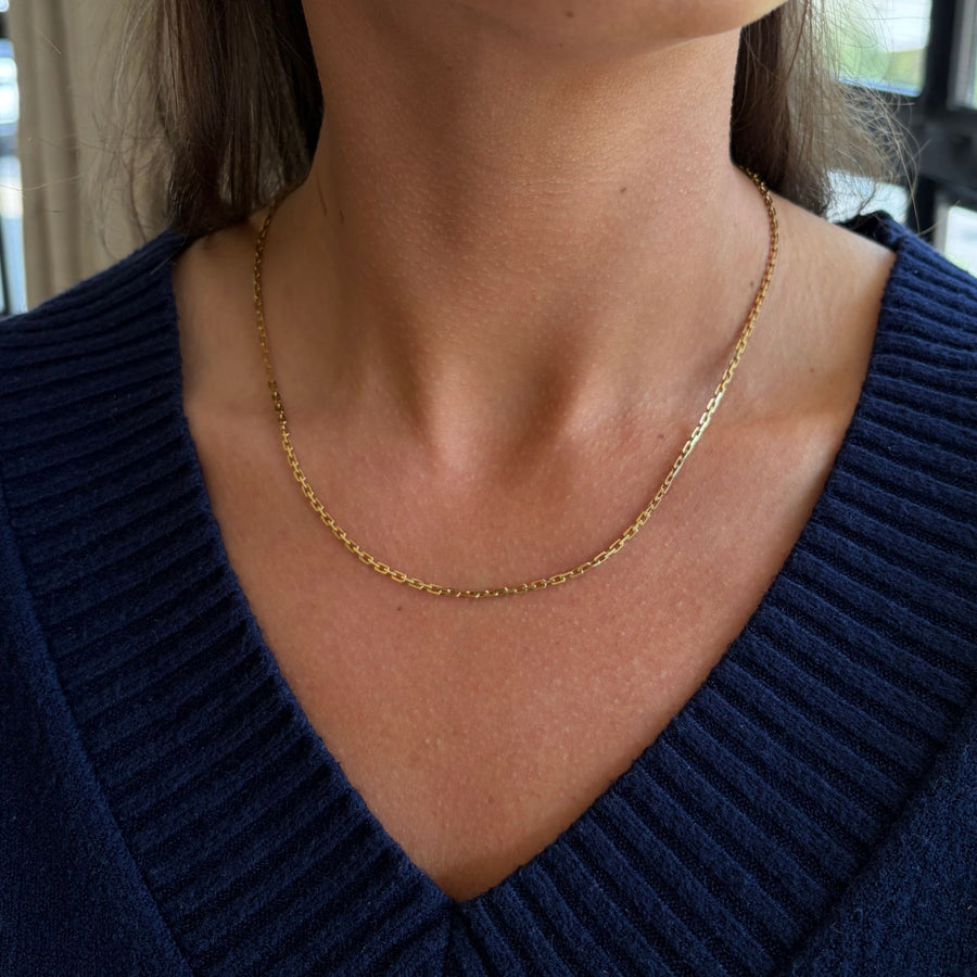 Vintage Italian Anchor Link Chain - Consider the Wldflwrs