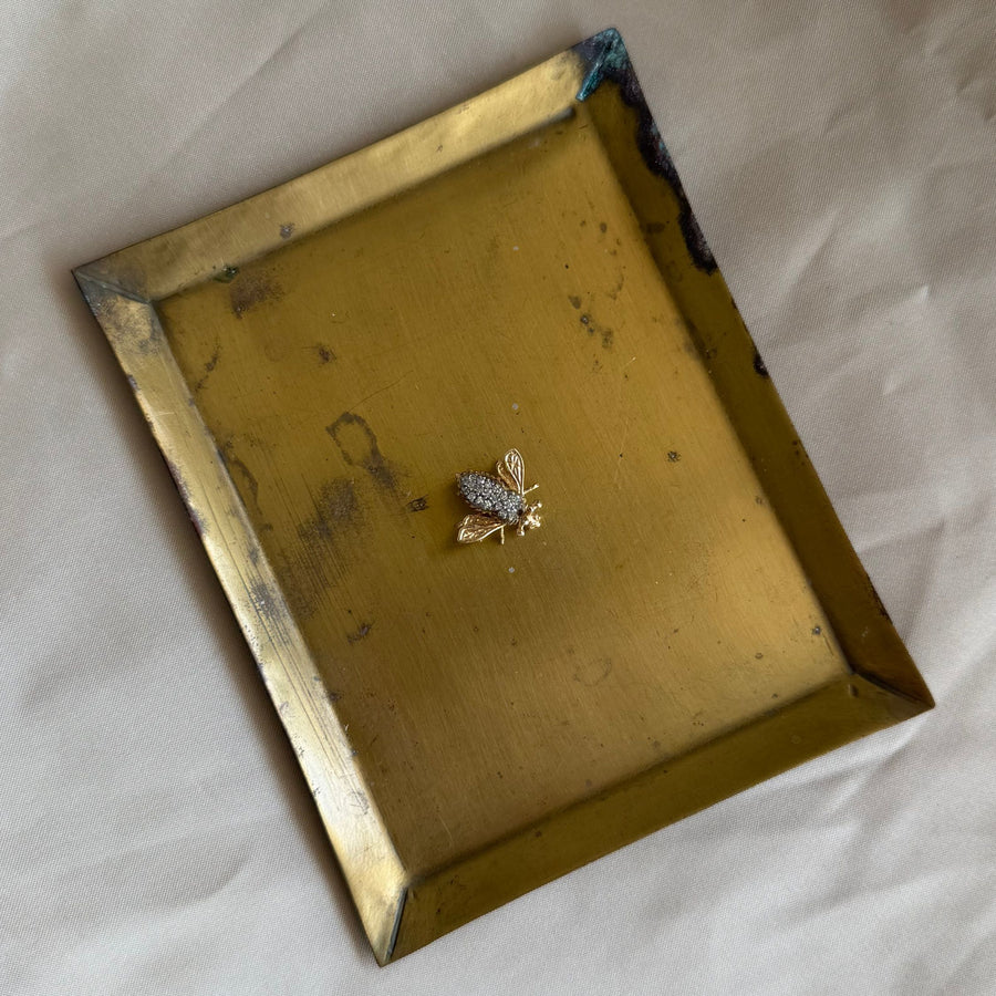 Diamond Bee Brooch - Consider the Wldflwrs
