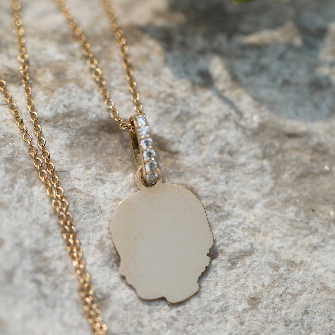 Simple Silhouette Necklace - Consider the Wldflwrs
