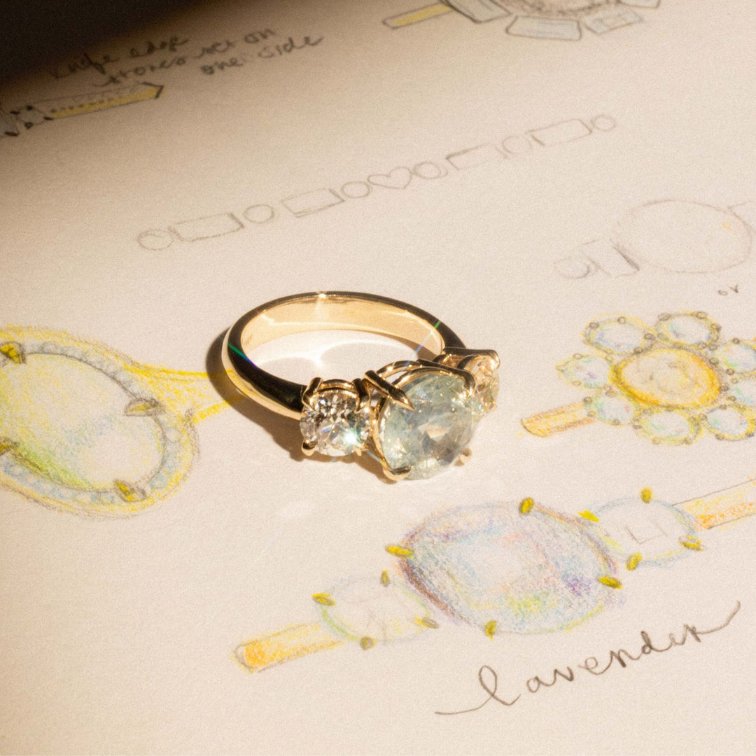 Snowdrop Ring - Consider the Wldflwrs