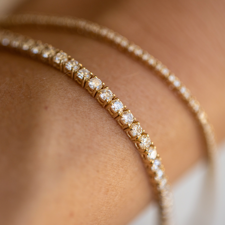 2.5mm Lab Grown Tennis Bracelet - Consider the Wldflwrs