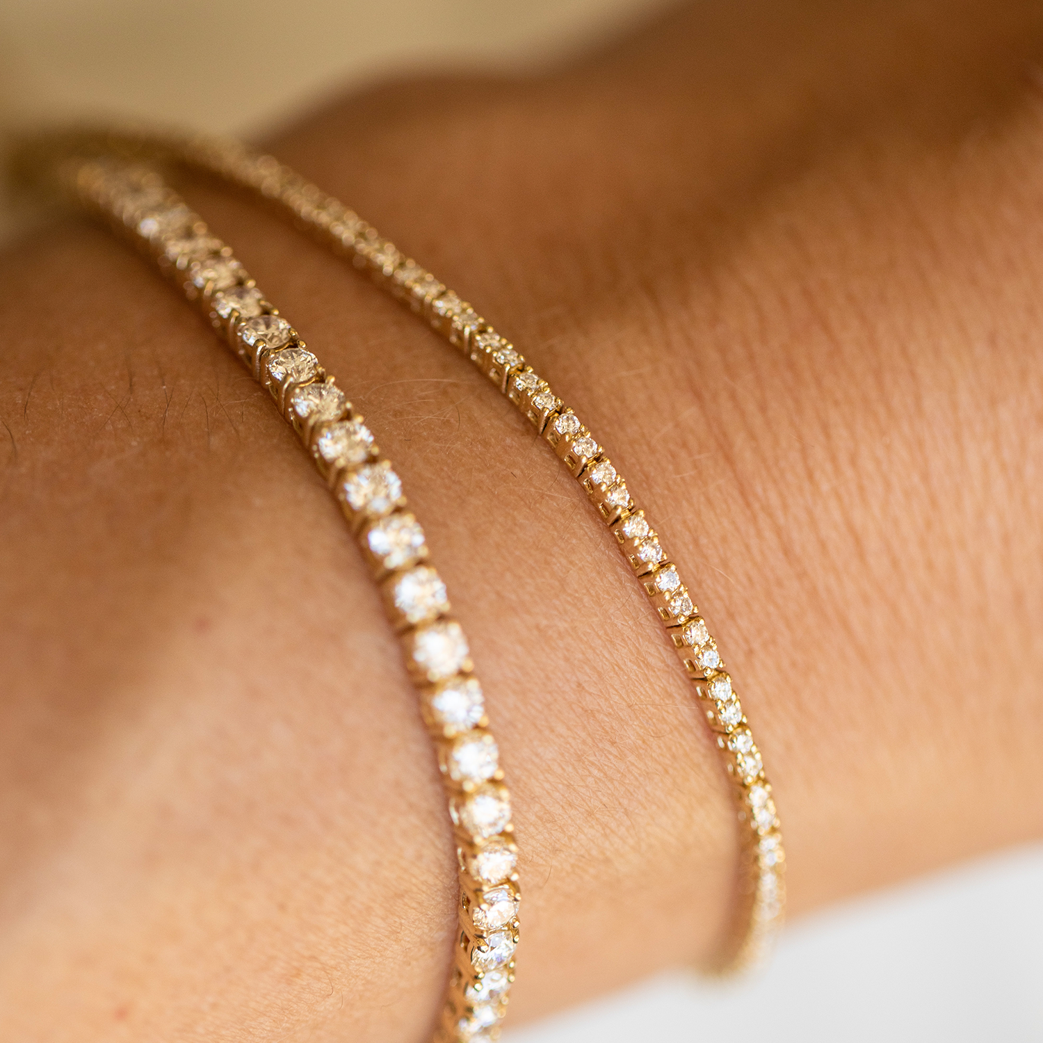 1.2mm Lab Grown Tennis Bracelet - Consider the Wldflwrs