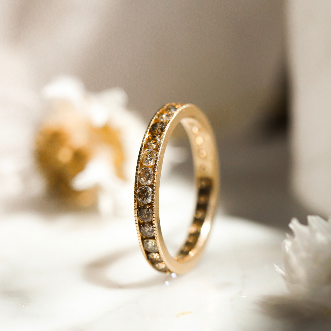 Medium Pea Pod Diamond Ring (Lab Grown) - Consider the Wldflwrs