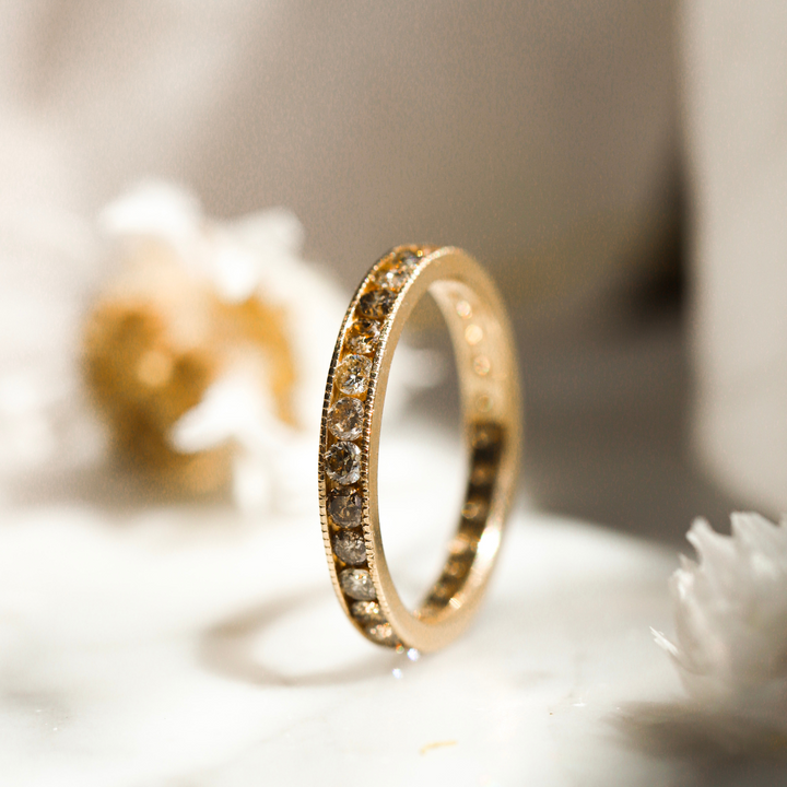 Medium Pea Pod Diamond Ring (Lab Grown) - Consider the Wldflwrs