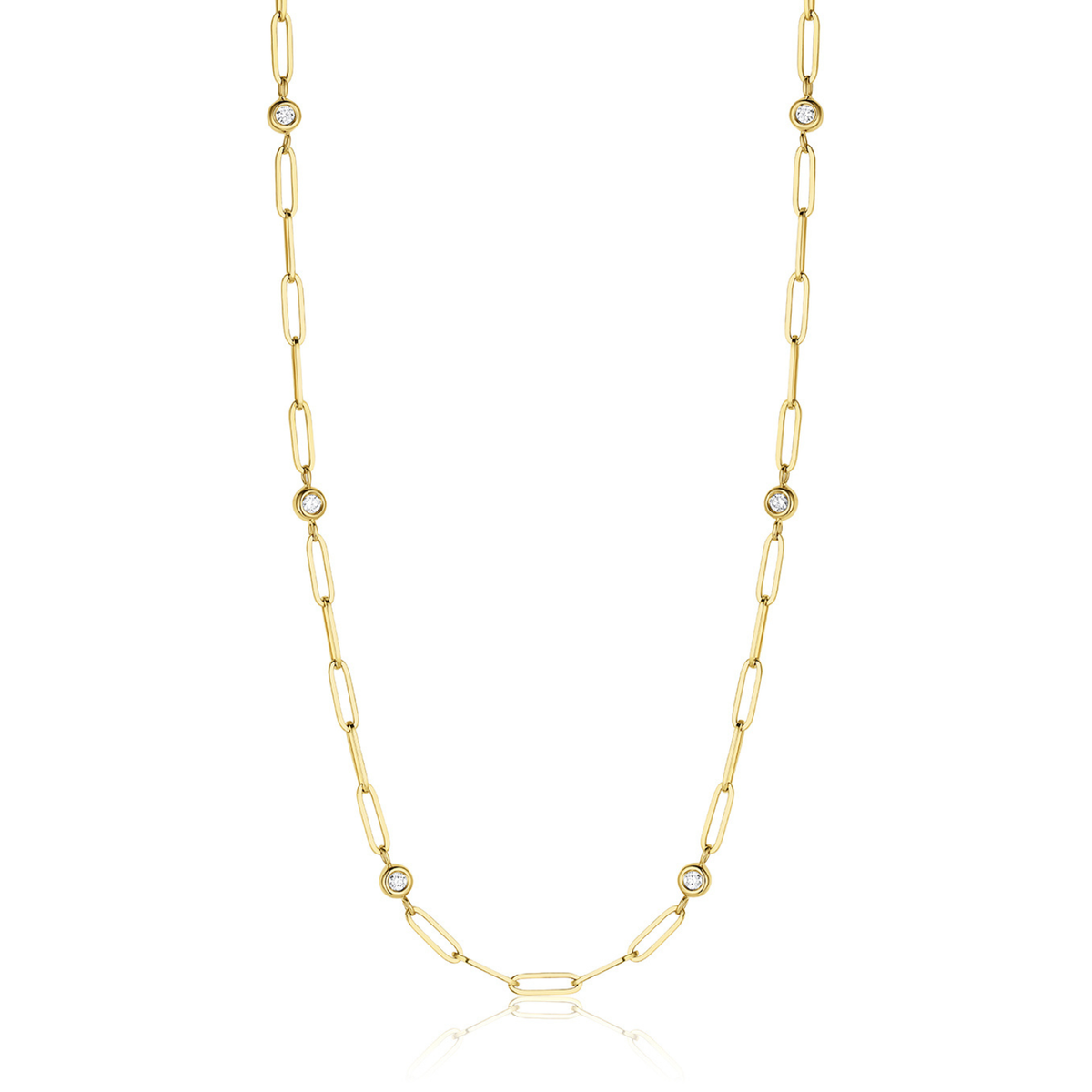 Forget Me Not Brilliant Cut Diamond Necklace - Consider the Wldflwrs